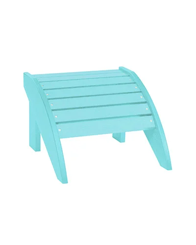Aqua recycled plastic footstool – Mobek
