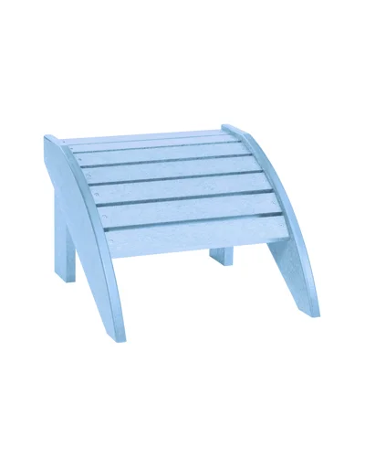 Sky Blue recycled plastic footstool – Mobek
