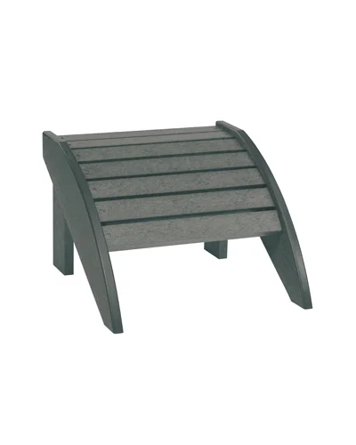 Slate recycled plastic footstool – Mobek