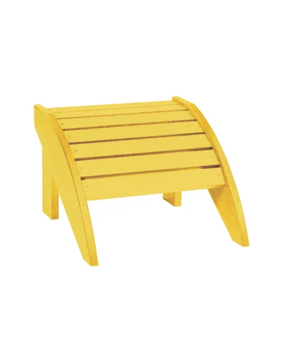 Yellow recycled plastic footstool – Mobek