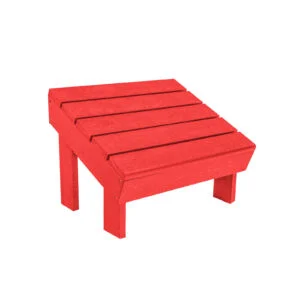 Modern Footstool in Red | Mobek
