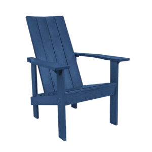 Modern Adirondack Chair in Navy | Mobek